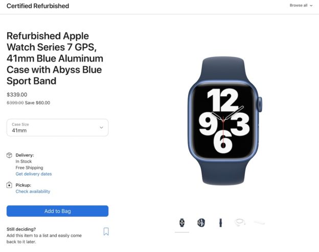 Apple Watch Series 7 Reconditionnee