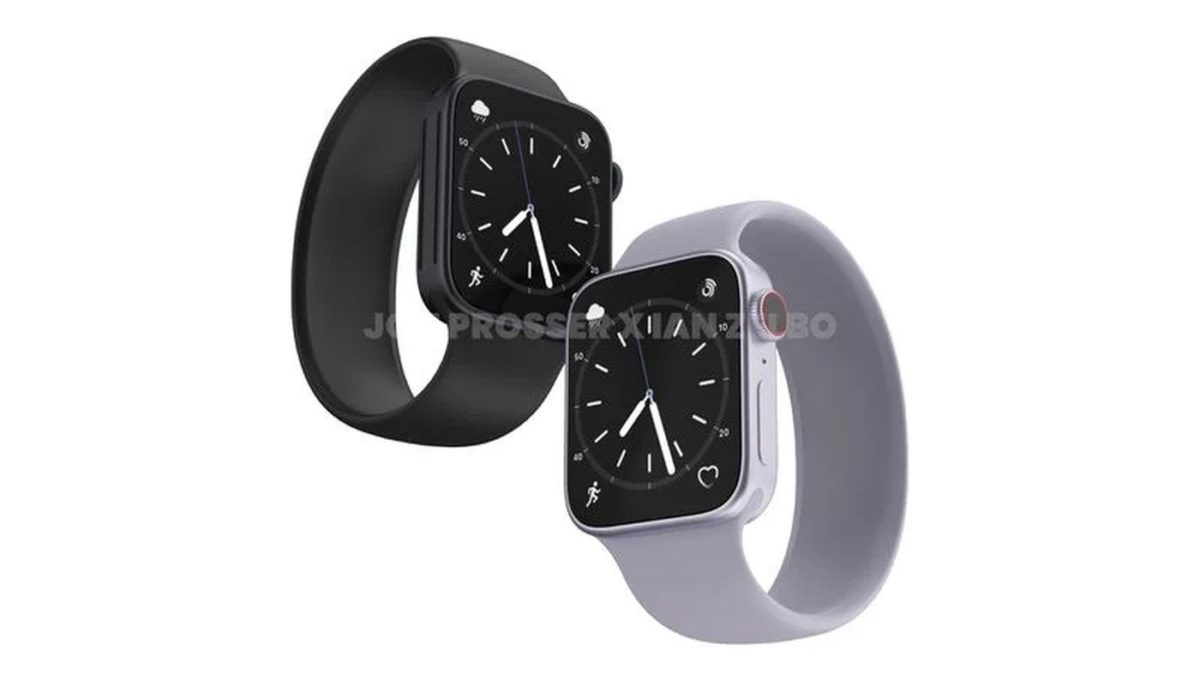 Apple Watch Series 8 flat display