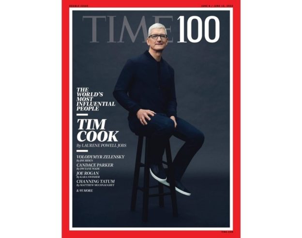 image de l'article Tim Cook fait la couverture du TIME et rentre dans le top 100 des personnalités les plus influentes