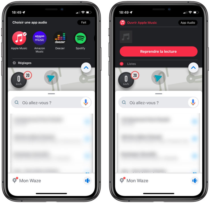 Apple Music est maintenant disponible avec Waze iPhoneAddict.fr