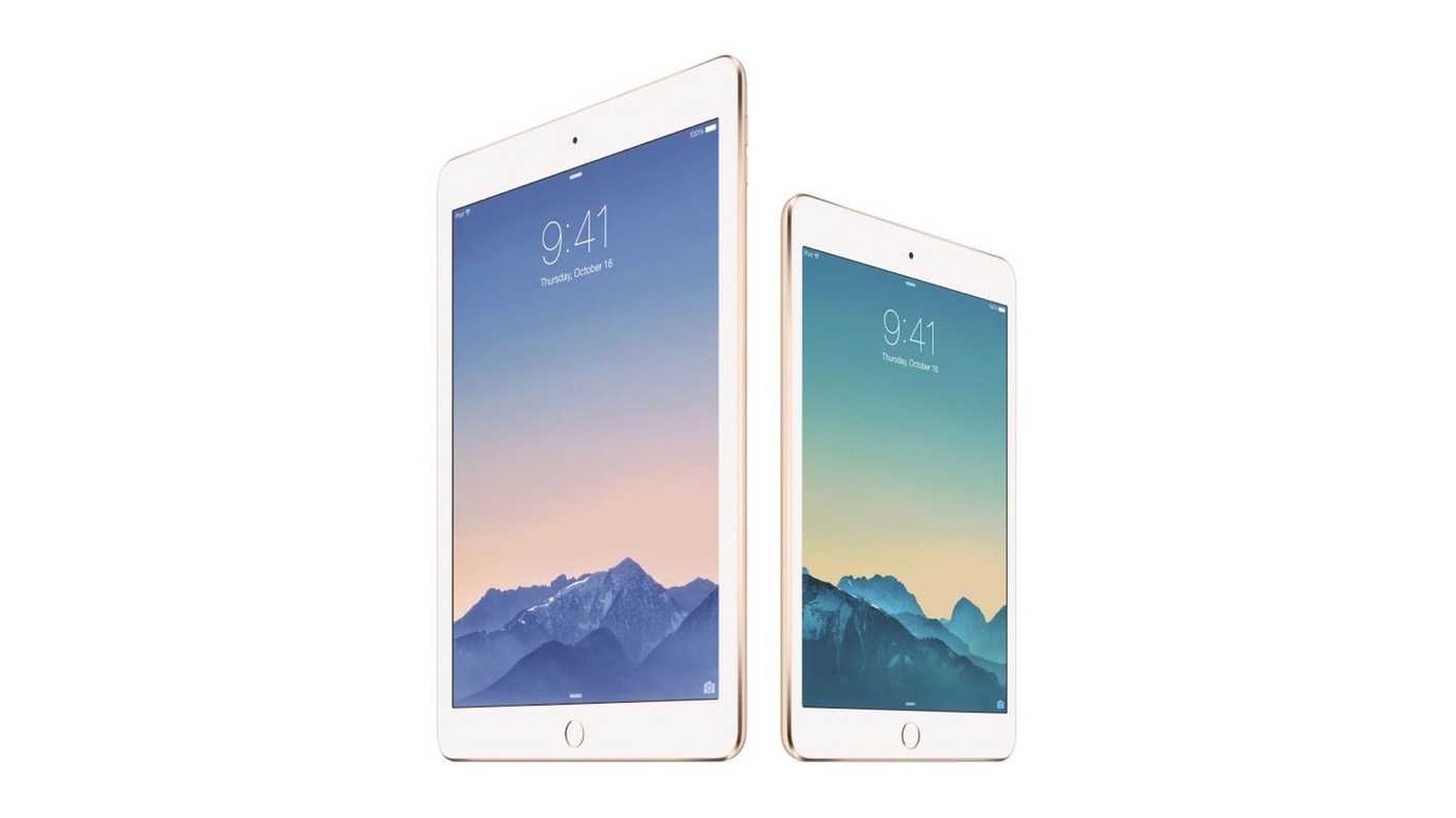 iPad Air 2 2014 et iPad mini 2 2013