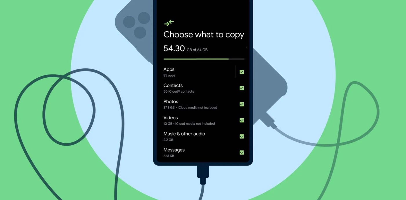 Application Google Passer iOS vers Android