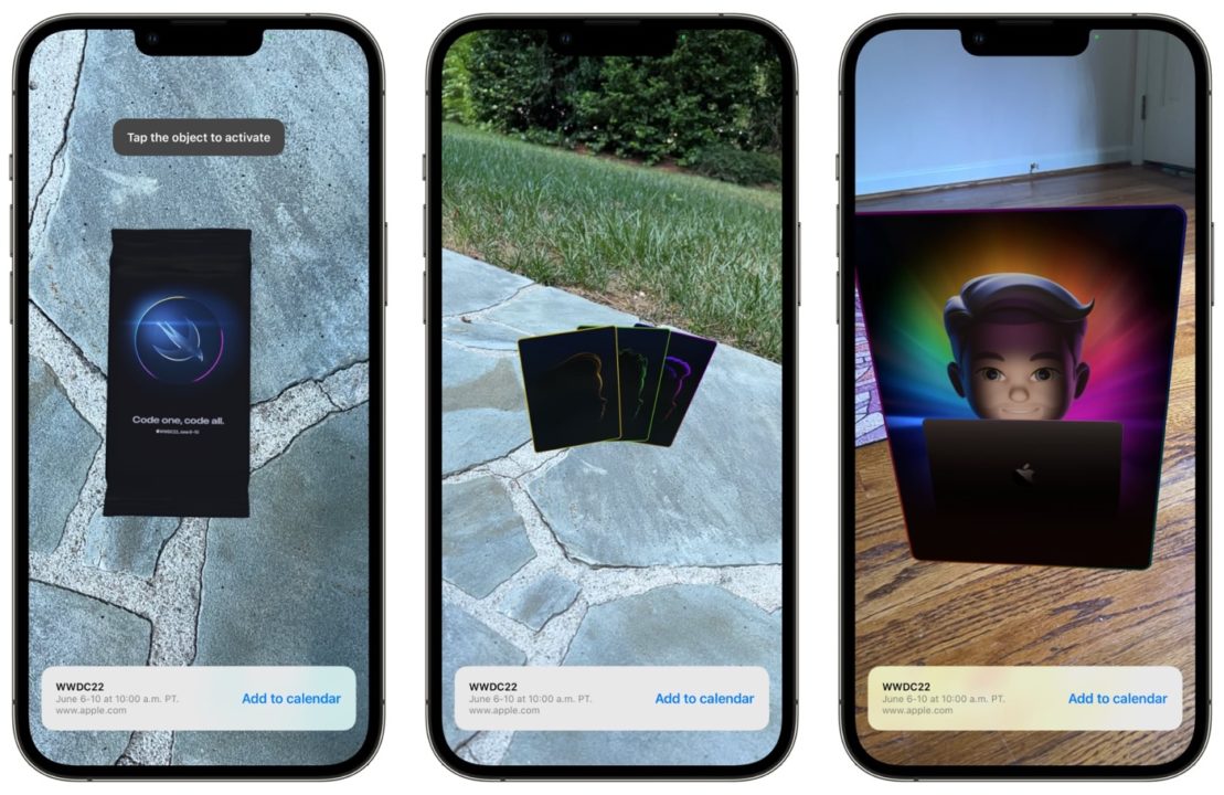 WWDC 2022 Realite Augmentee Cartes A Collectionner iPhone