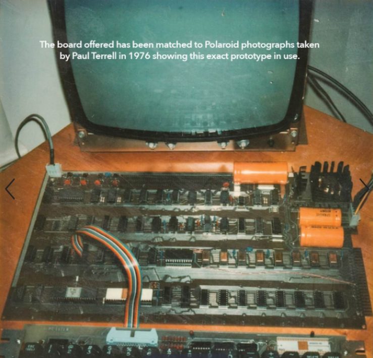 Un prototype d'Apple 1 qui aurait été possédé par Steve Jobs s'envole