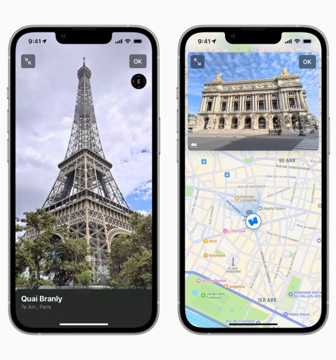Apple Plans Nouvelles Cartes France Look Around Paris