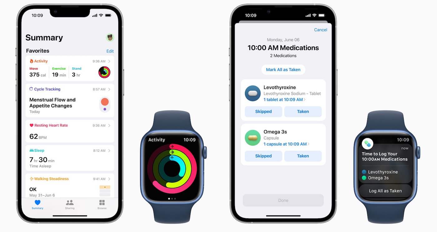 Apple Sante iPhone Apple Watch