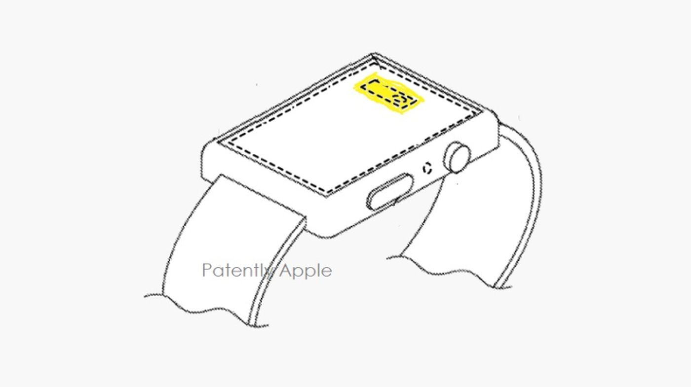 Apple Watch brevet capteur sous écran