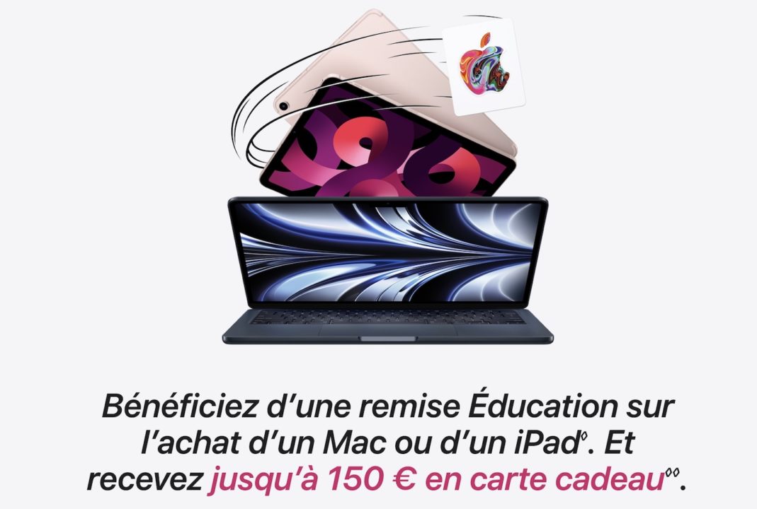 La carte cadeau Apple universelle est disponible en France et en