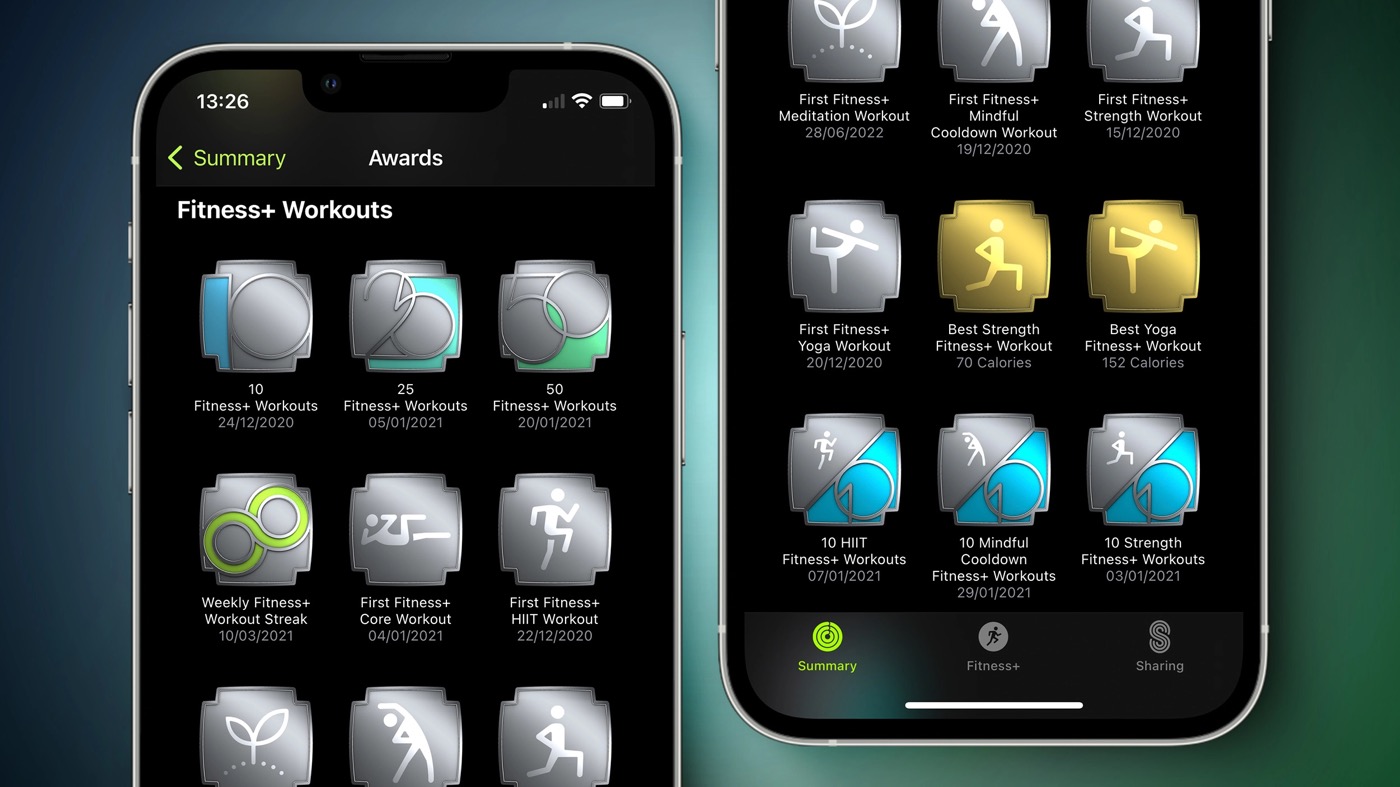 iOS 16 Beta 3 Recompenses Badges Fitness Plus