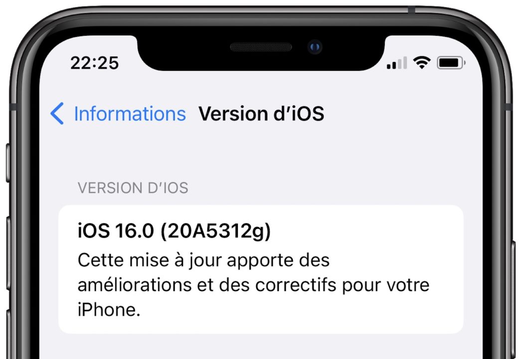 iOS 16 Beta 3 Version Reglages