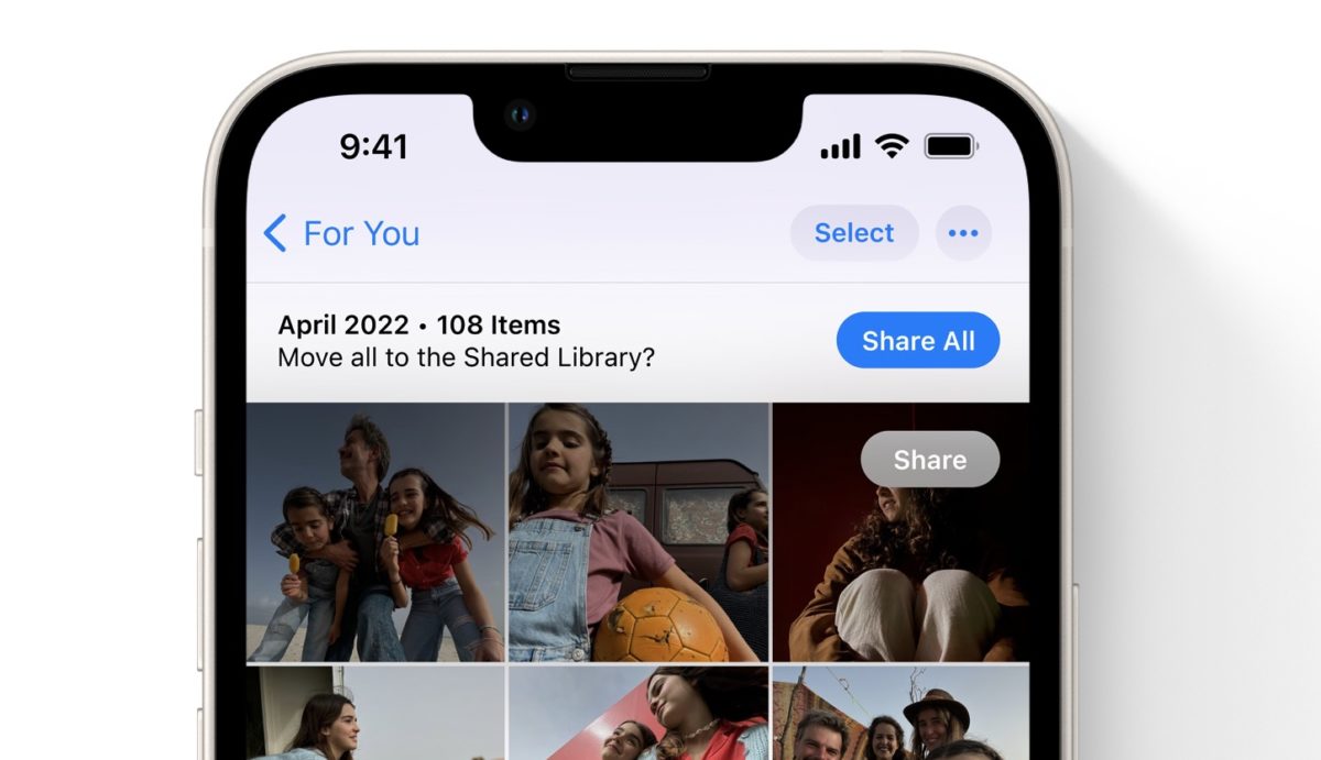 iOS 16 Phototheque Partagee iCloud