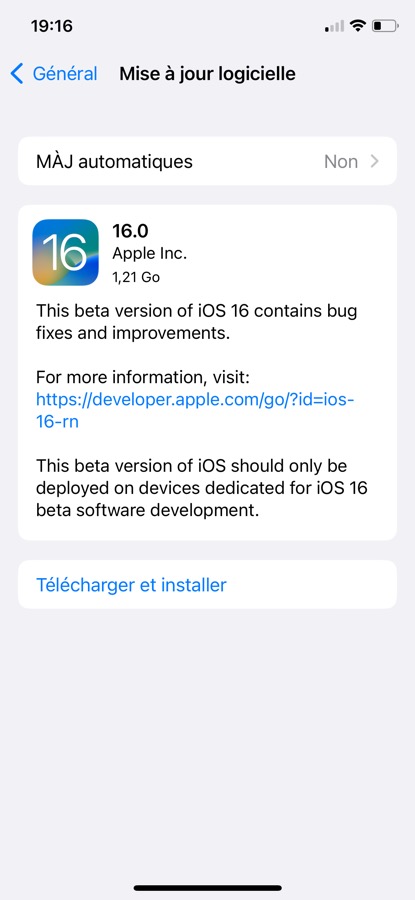 iOS 16 Beta 5 Disponible