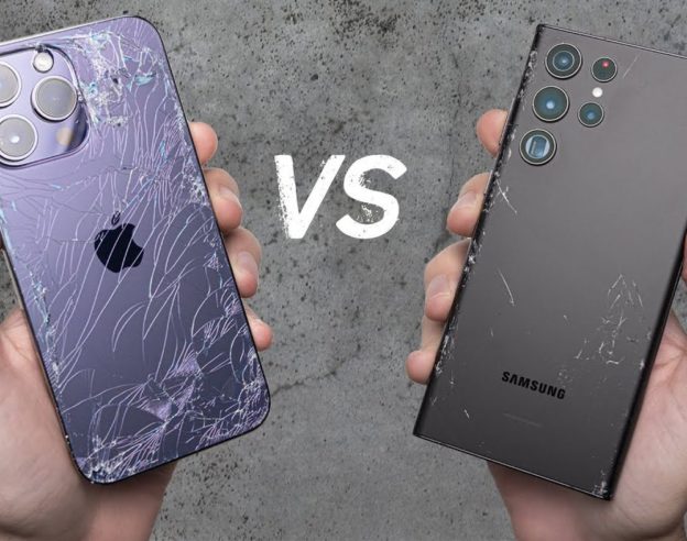 iPhone 14 Pro vs Galaxy S22 droptest