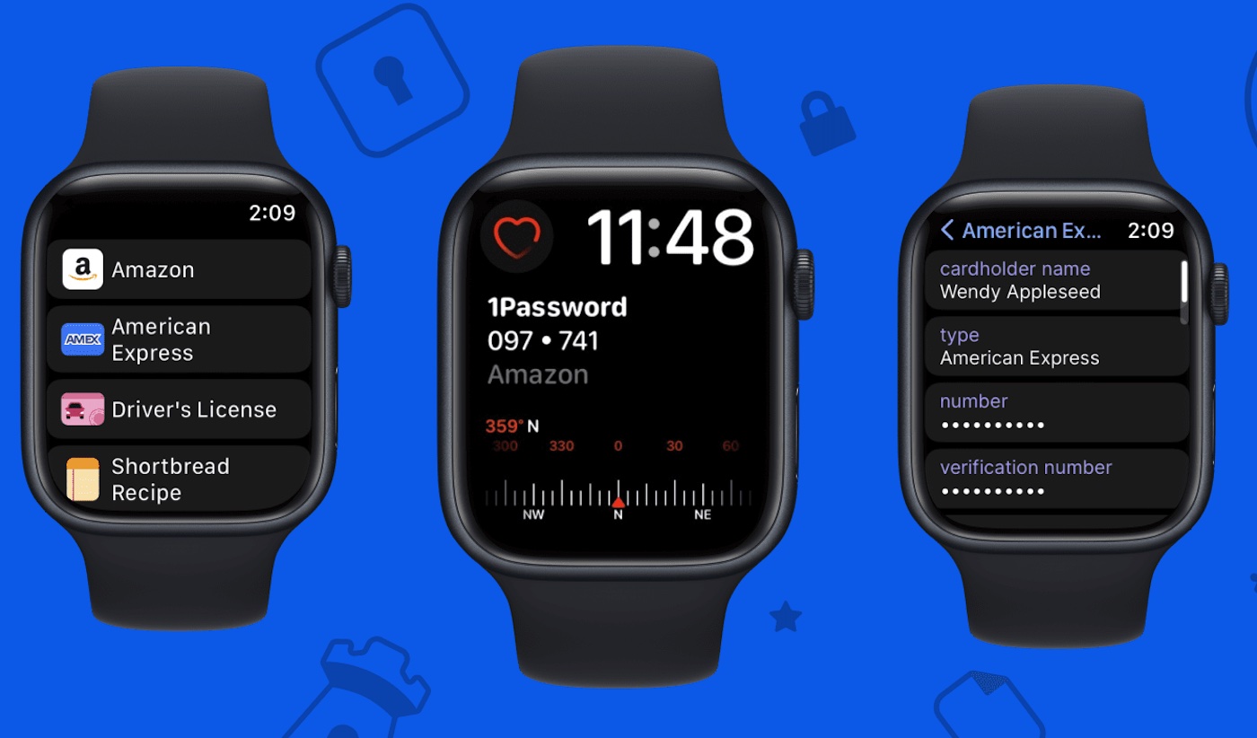 1Password 8 Apple Watch