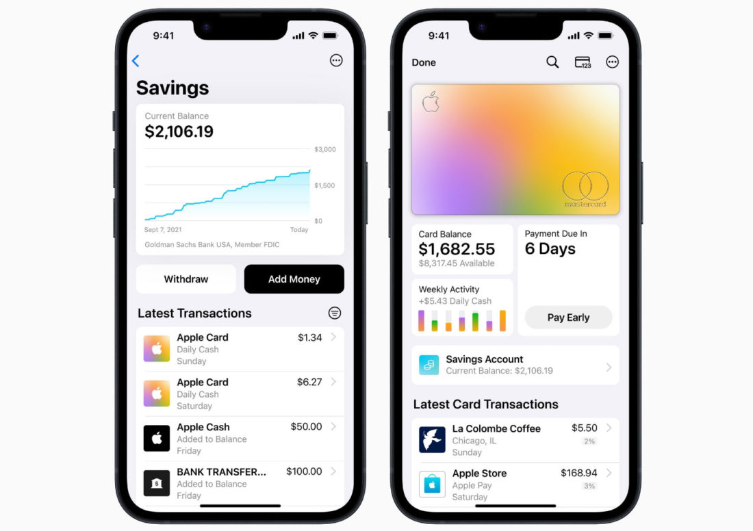 Apple Card et compte épargne le taux d’intérêt baisse pour la 3e fois cette année