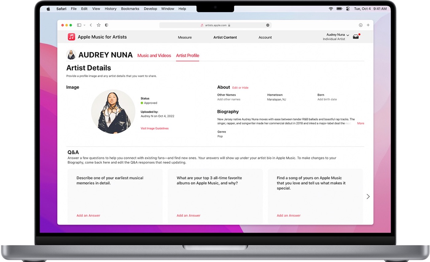 Apple Music for Artists