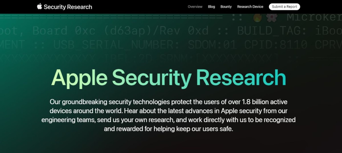 Apple site dédié sécurité