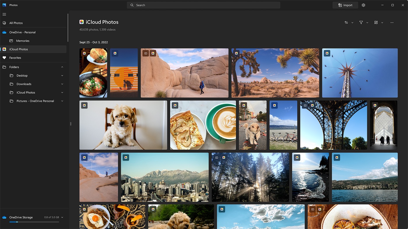 Bibliotheque Photos iCloud Windows