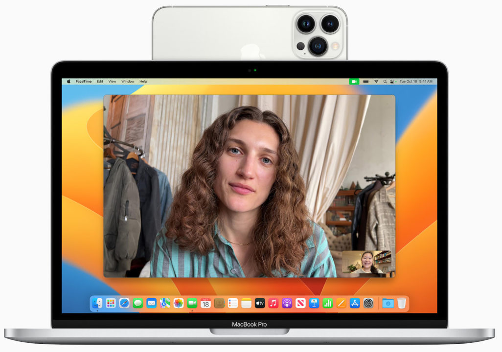 macOS Ventura MacBook Pro iPhone Webcam