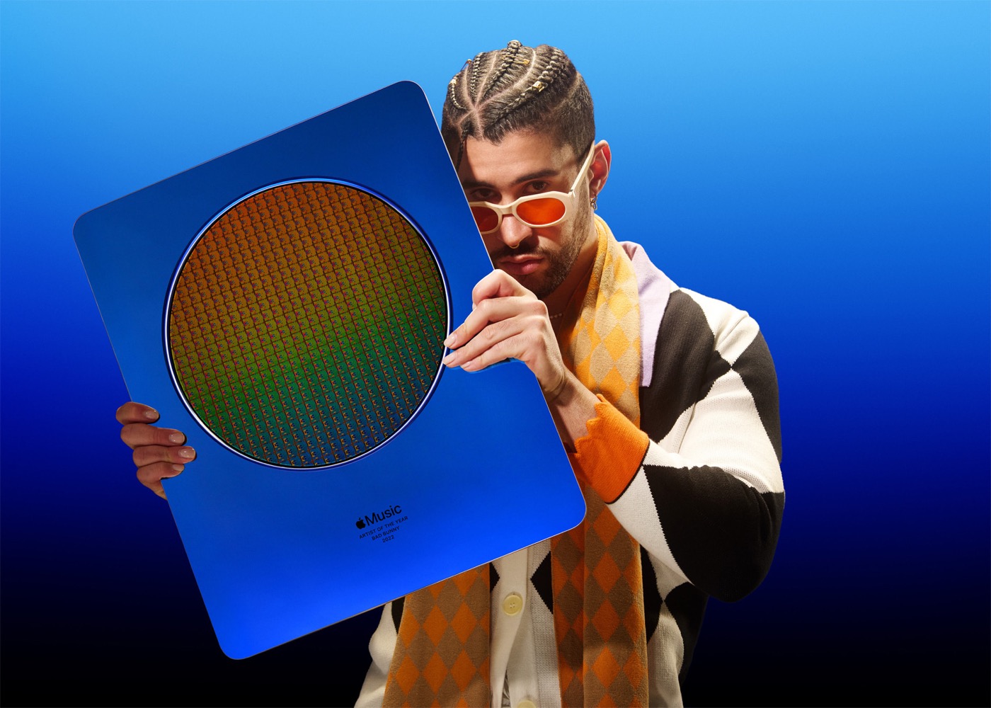 Bad Bunny Trophee Artiste Annee 2022 Apple Music