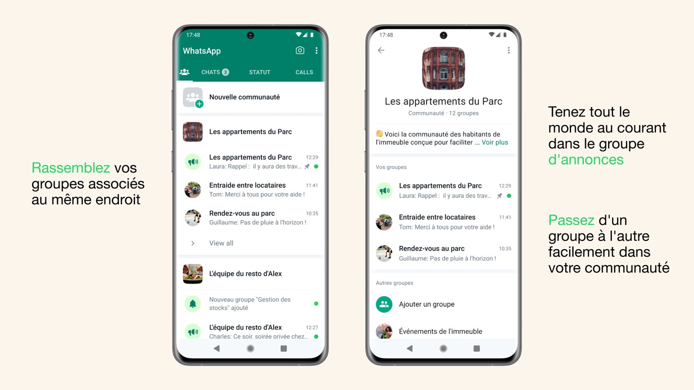 WhatsApp Communautes