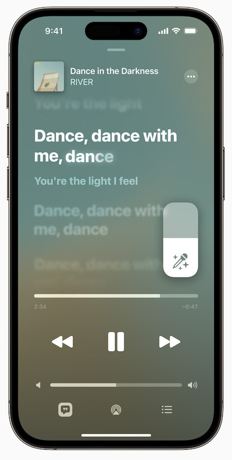 Apple Music Sing iPhone
