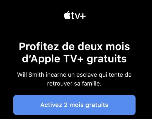 image de l'article Apple TV+ est offert pendant 2 mois pour Emancipation, le film avec Will Smith