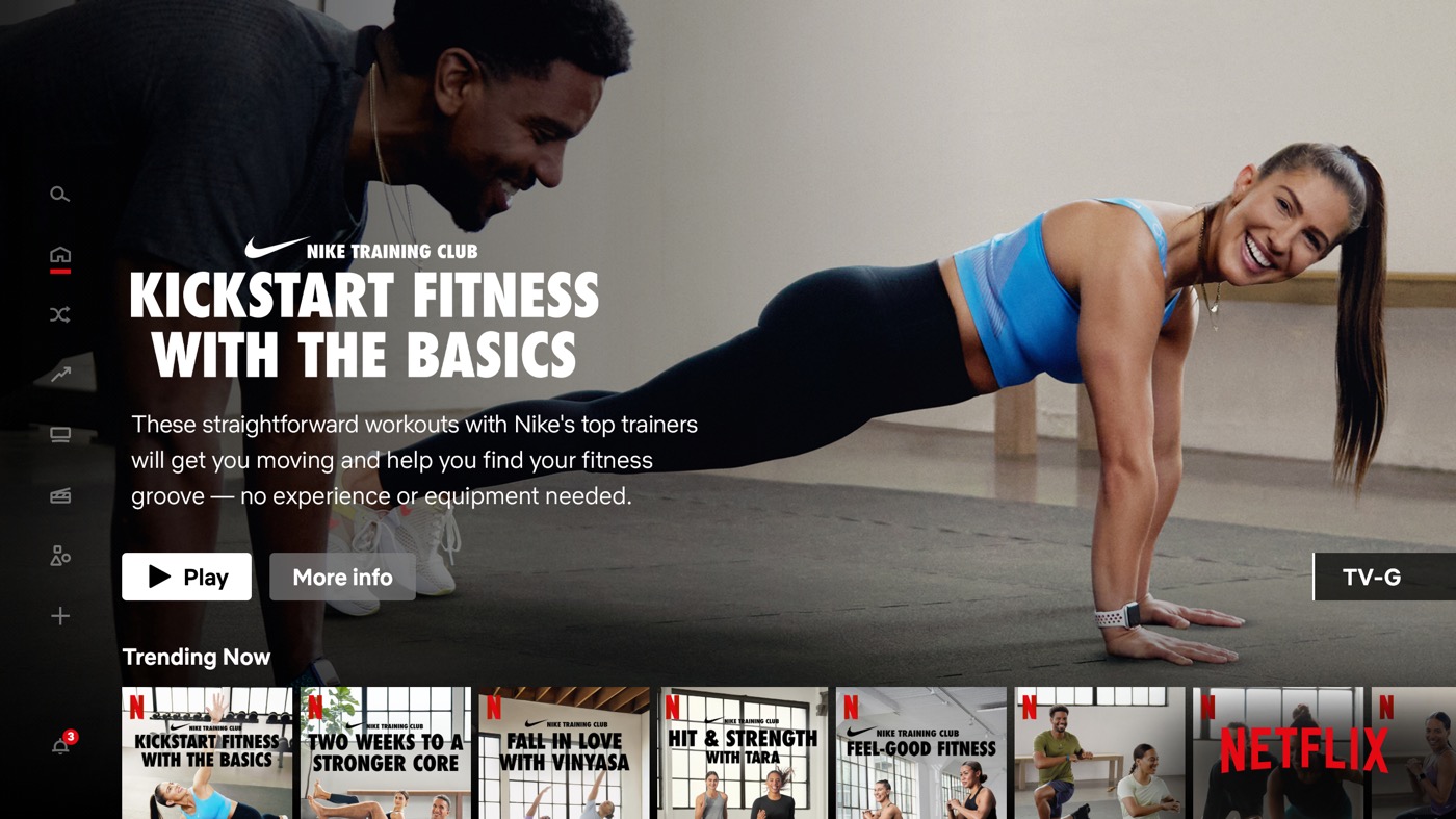 Netflix Entrainement Sportifs Nike