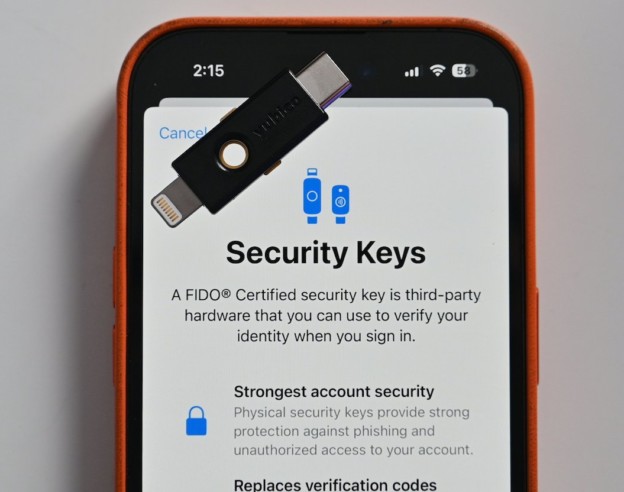 iOS 16.3 Cles de Securite