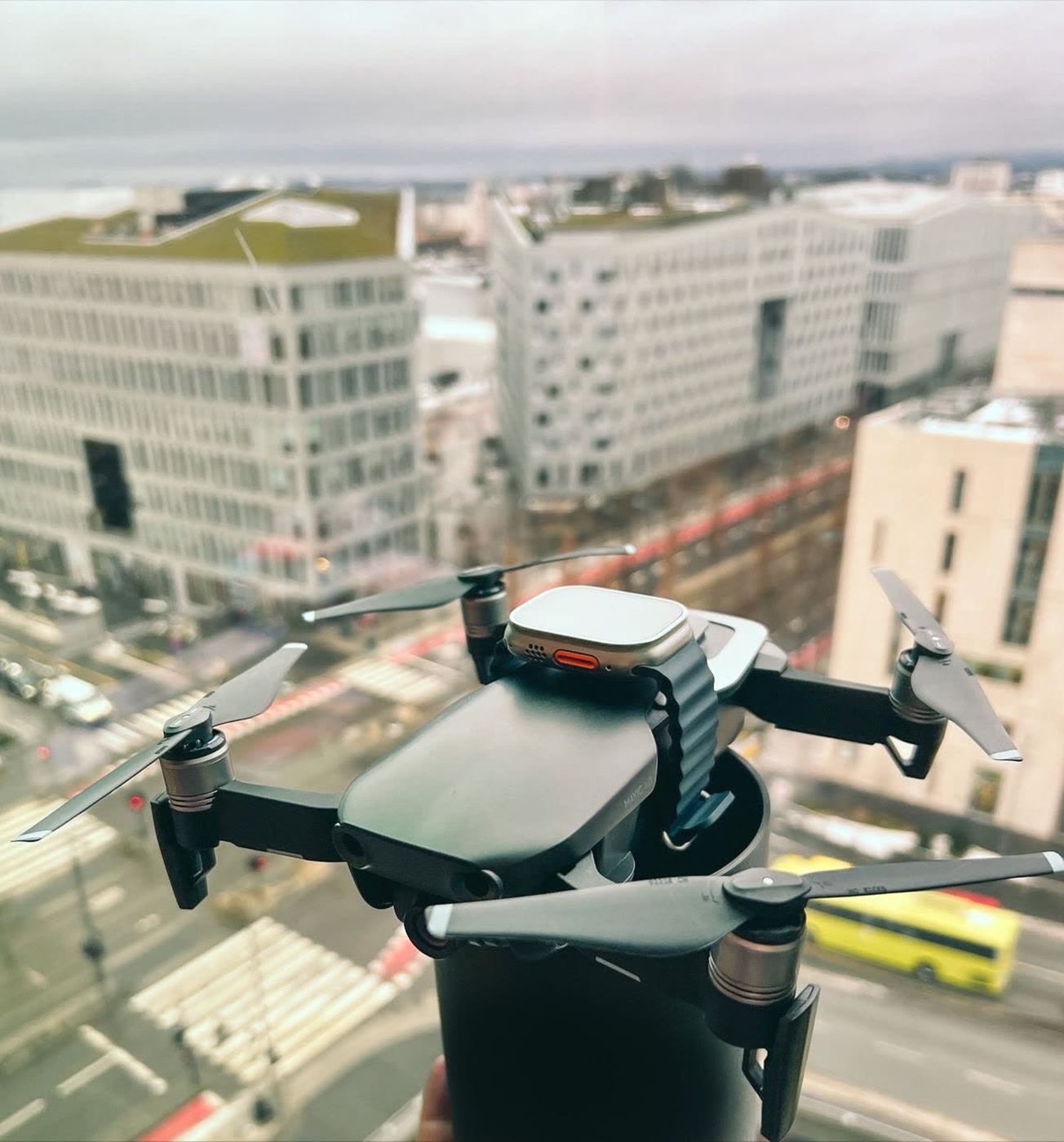 Apple Watch Ultra drone