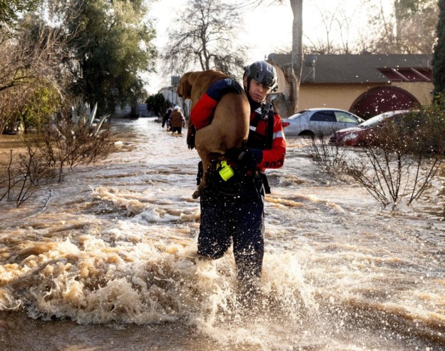 Inondations Merced Californie Janvier 2023