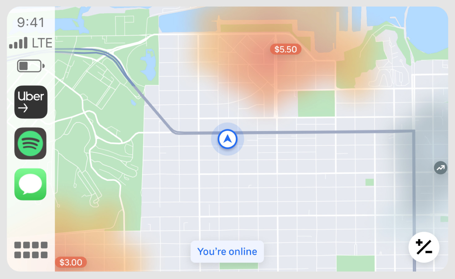 CarPlay Uber Driver