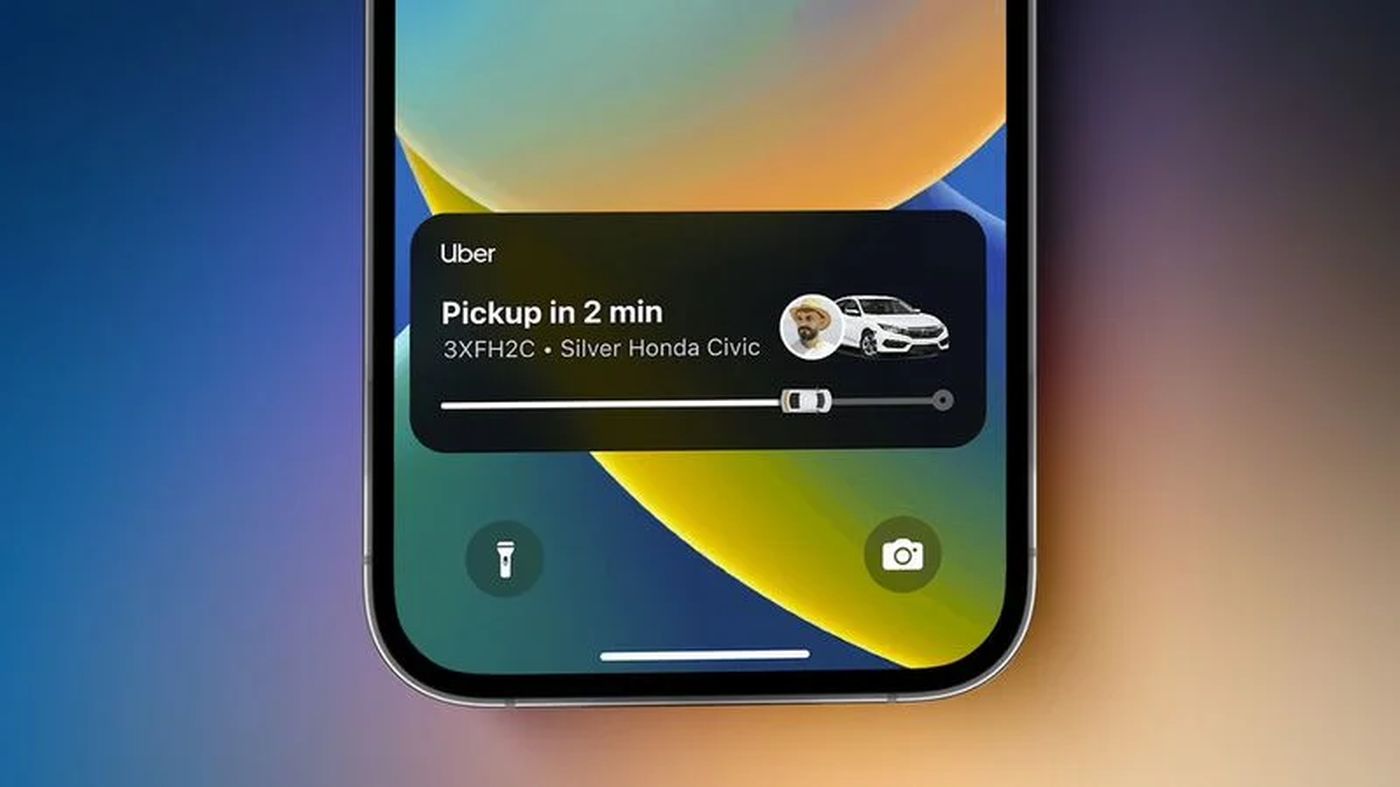 Uber iPhone Live Ativités