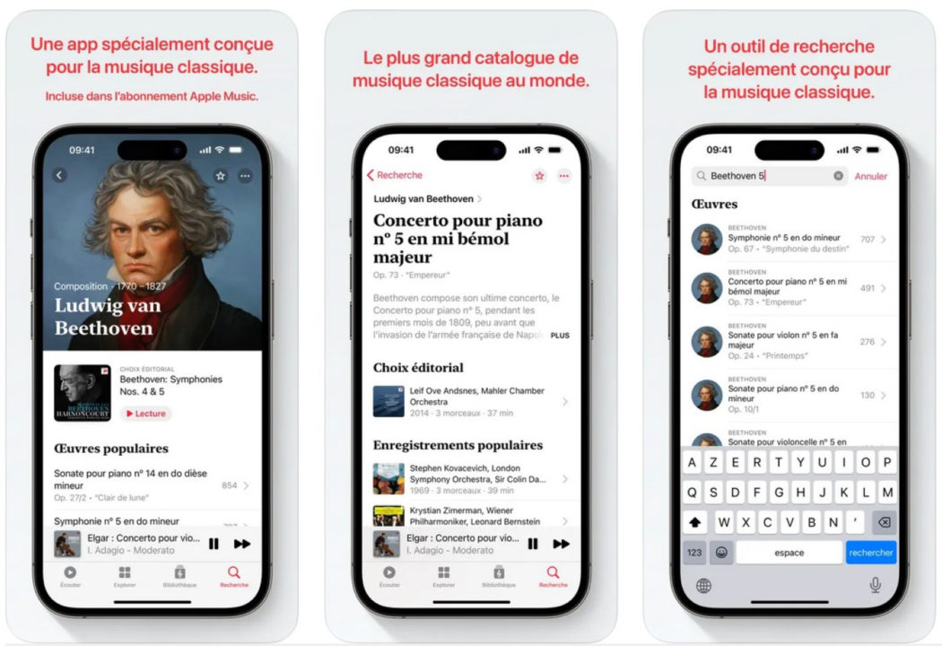 Apple Music Classical Application iPhone