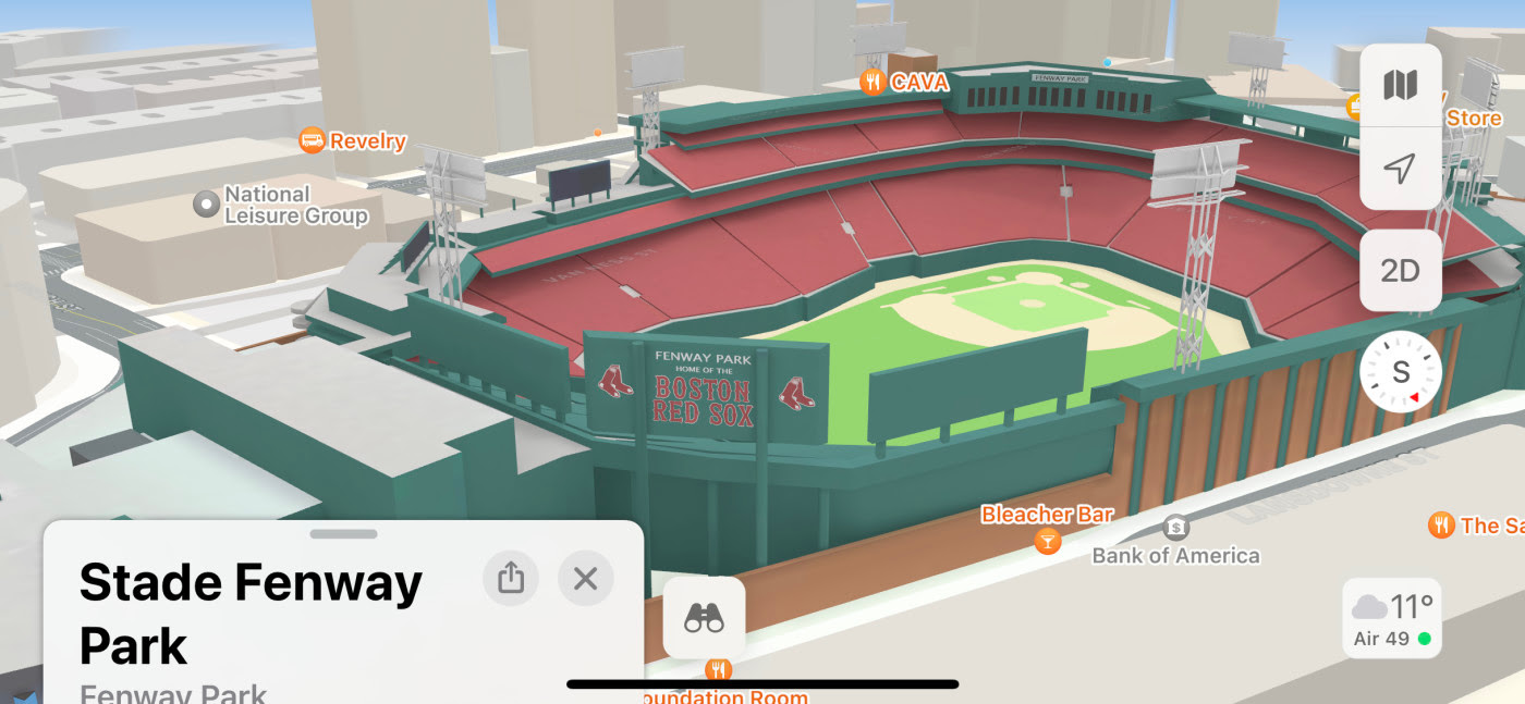 Apple Plans Carte 3D Boston