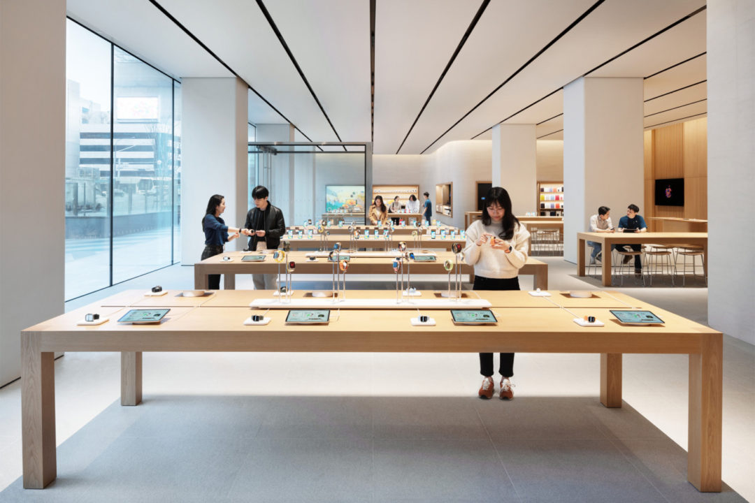 Apple Store Gangnam Coree du Sud Interieur