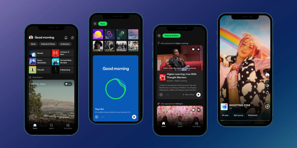 Spotify Nouvelle Interface 2023 Application iPhone