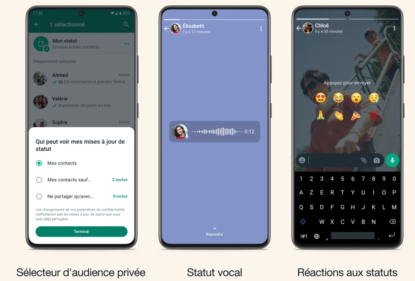 WhatsApp Statut Vocal
