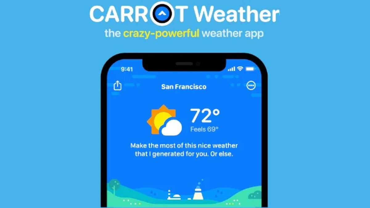 carrot-weather-app