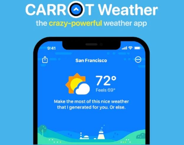 carrot-weather-app