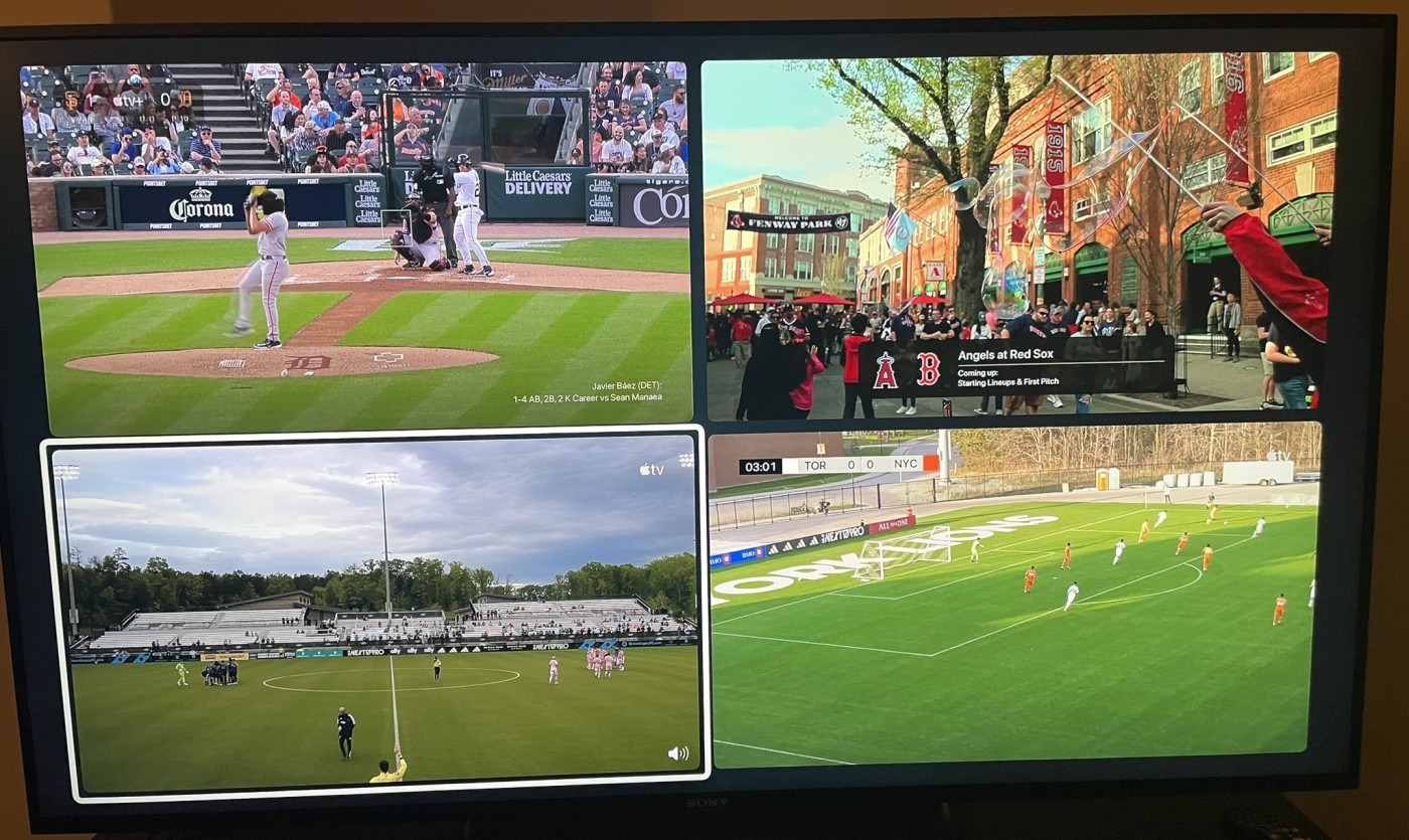 Apple TV Multi-Vues Multiplex 4 Flux Video