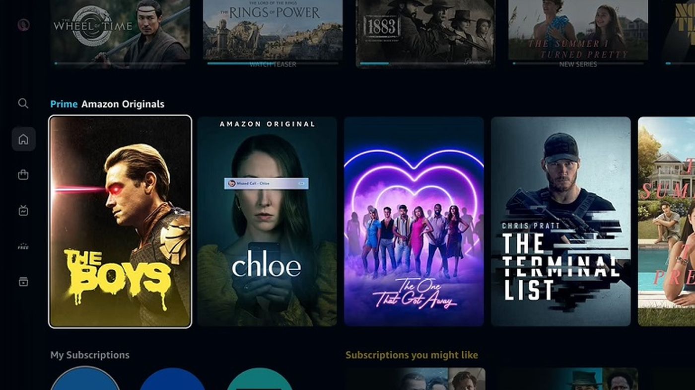 La nouvelle interface de l'app Amazon Prime Video en déploiement sur