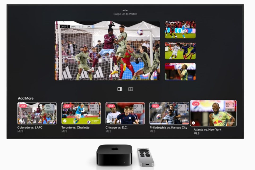 Apple TV Multiplex Multi-Vues Flux