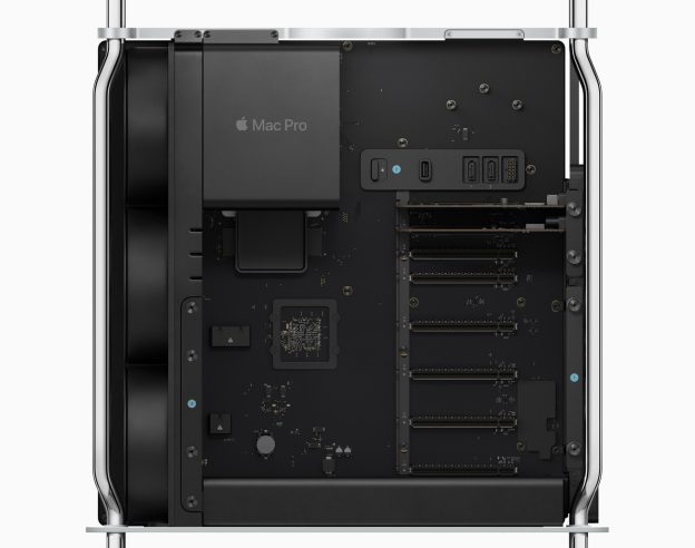 Mac Pro 2023 M2 Ultra Interieur Ports PCI Express