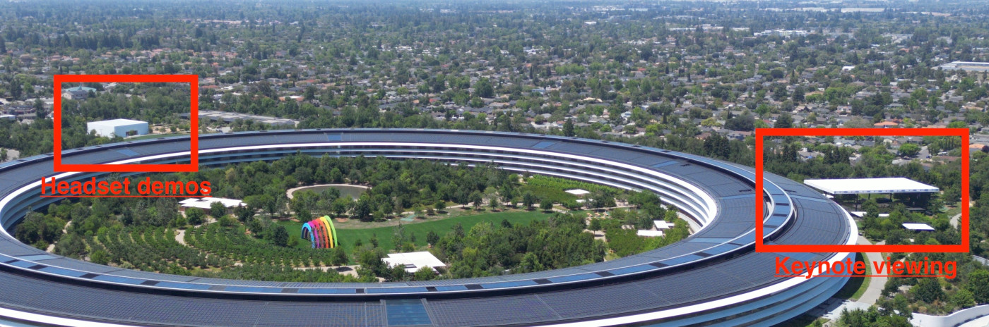 WWDC 2023 Lieux