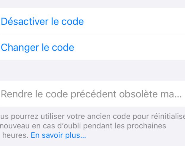 iOS 17 Ancien Code 72 Heures