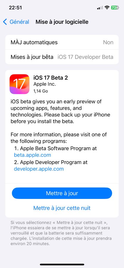 iOS 17 Beta 2 Disponible