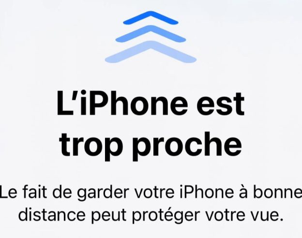 iOS 17 iPhone Trop Pres Yeux