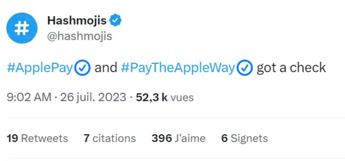Apple Pay Hashflags Hashmojis