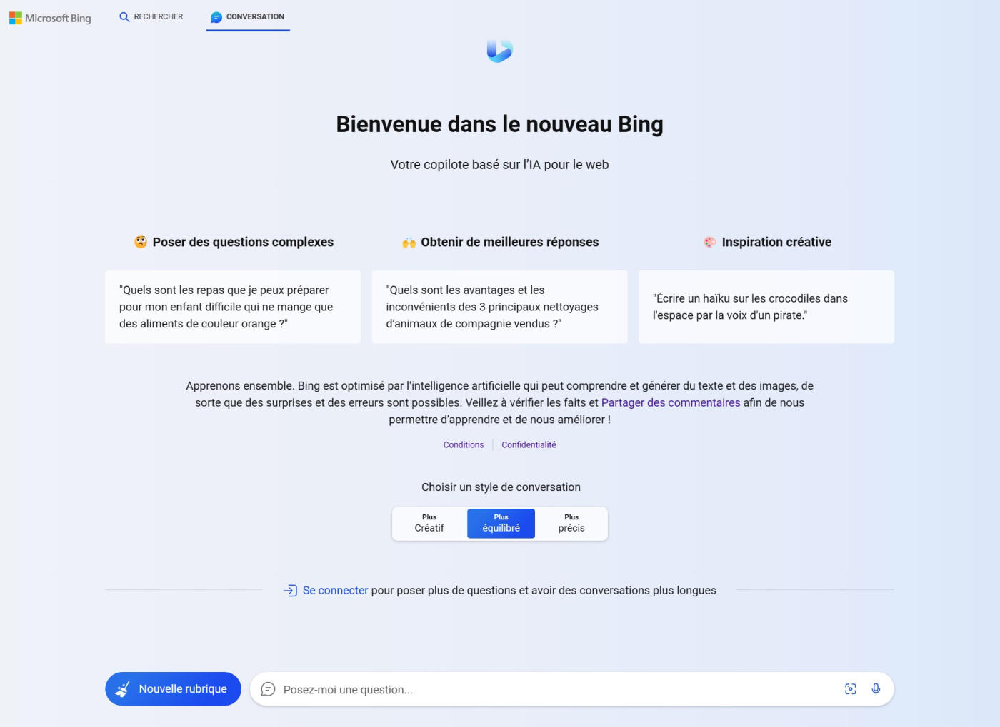 Bing Chat IA Chatbot